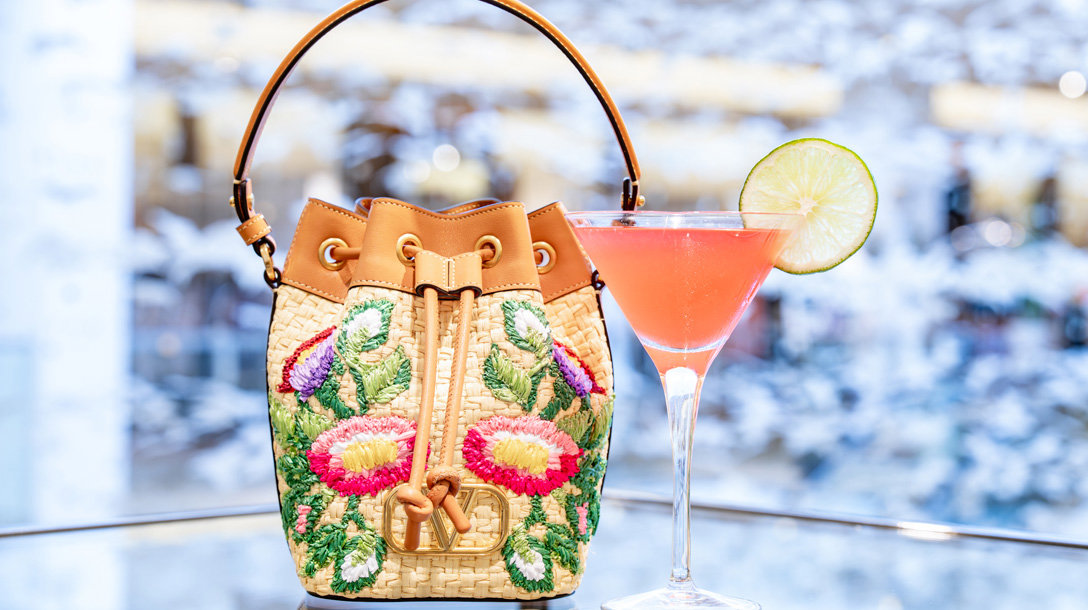 Image of the Cosmopolitan and Neiman Marcus Handbag