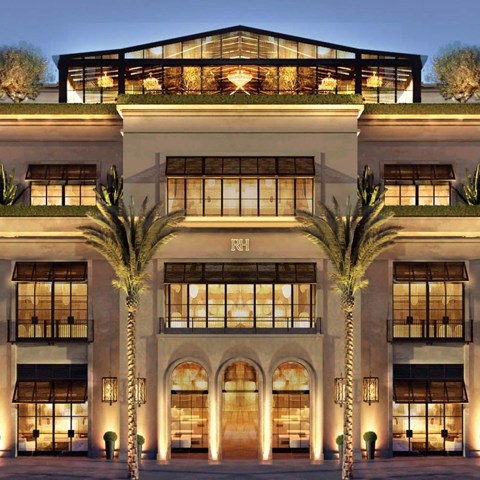 RH Gallery Newport Beach Fashion Island Rendering