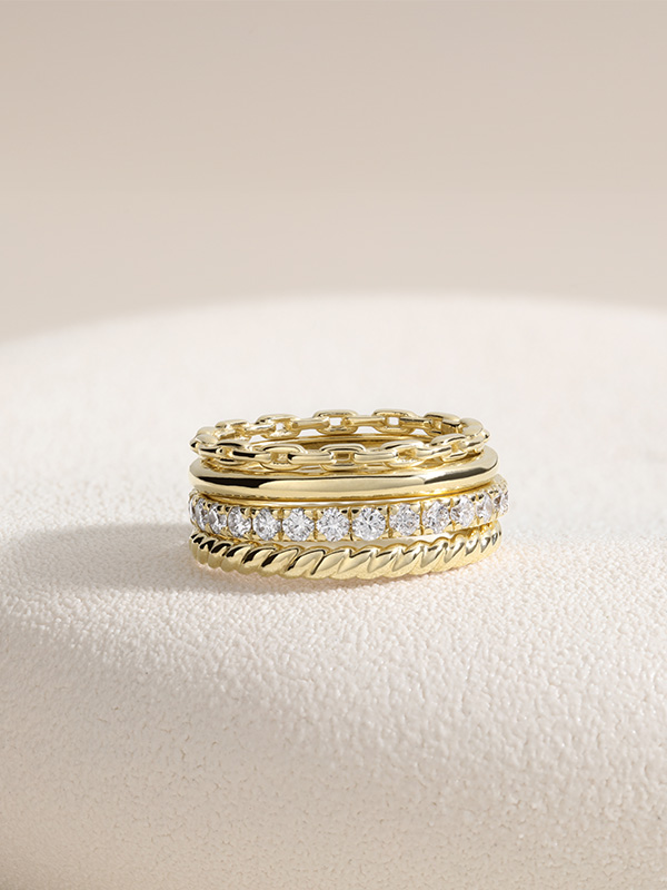 Stack of rings from gorjana