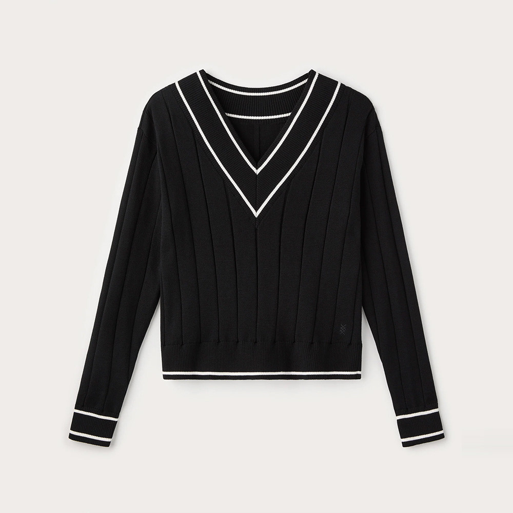 Varsity Cable Knit Sweater at Rhone