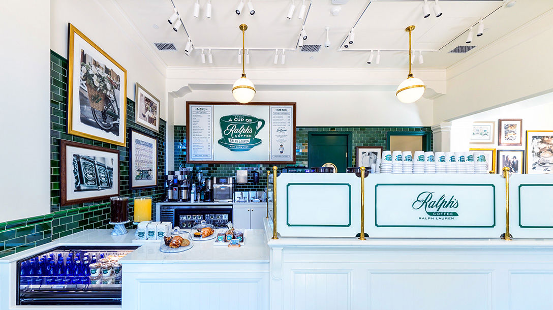 Interior of Ralph's Coffee