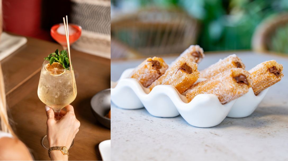 Teleferic cocktail and churros