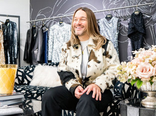 Stylist sitting in chair