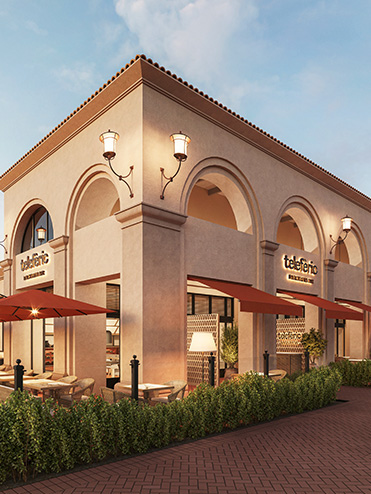Rendering of Teleferic Barcelona at Fashion Island