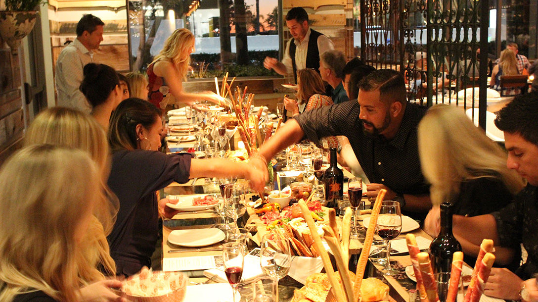 People dining at Cucina Enoteca