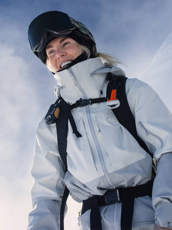 Woman in Arcteryx Clothes