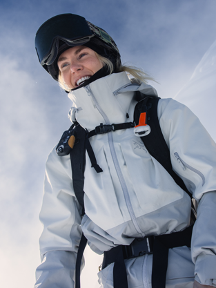 Woman in Arcteryx Clothes