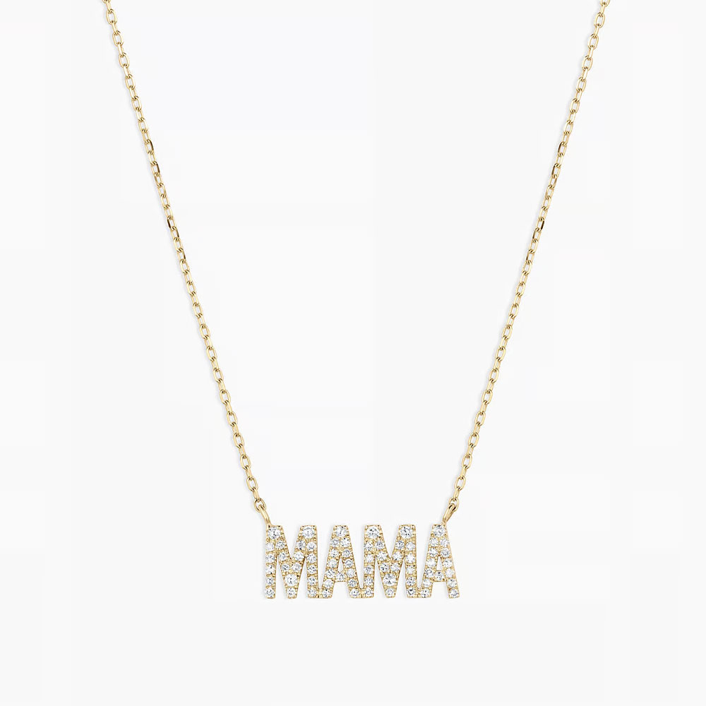 Diamond Pavé Mama Necklace at gorjana
