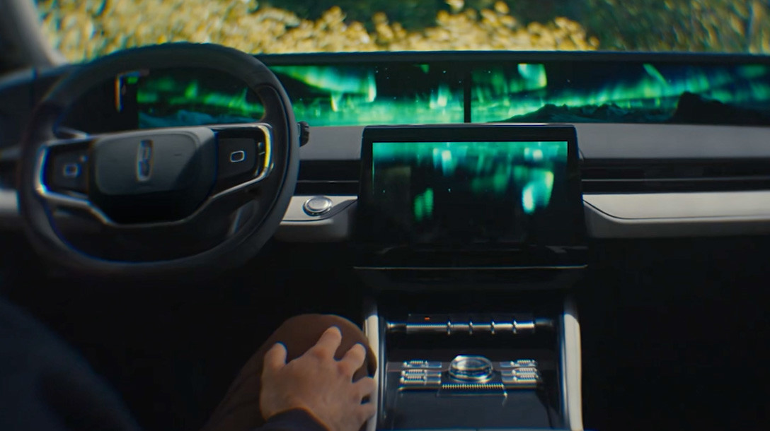 Interior of Lincoln Navigator