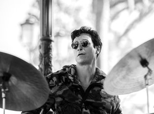 Drummer at Fashion Island