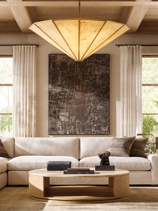 Light fixture in room