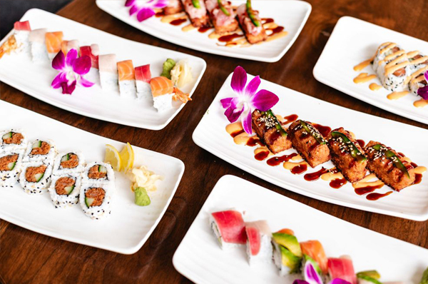 Sushi at Zentrl