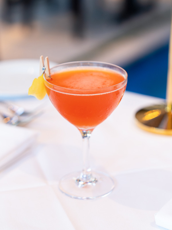 Paper Plane Cocktail at Ocean 48