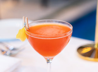 Paper Plane Cocktail at Ocean 48