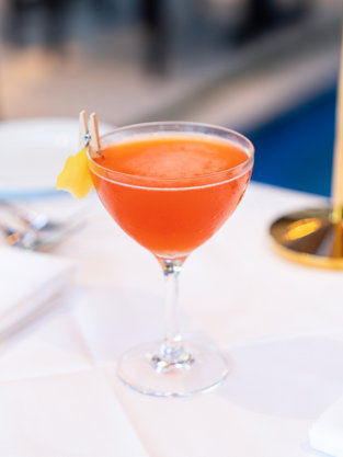 Paper Plane Cocktail at Ocean 48