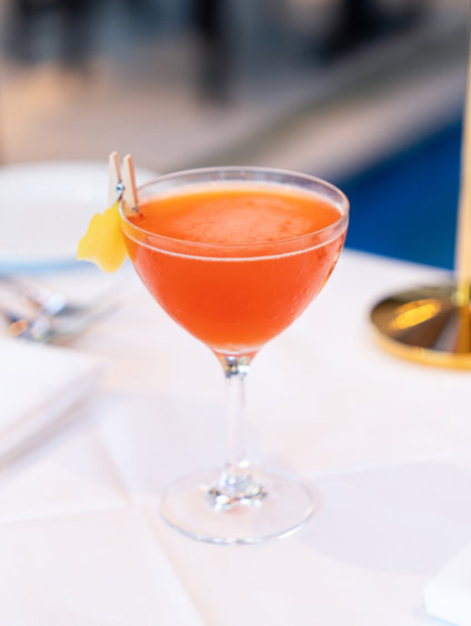 Paper Plane Cocktail at Ocean 48