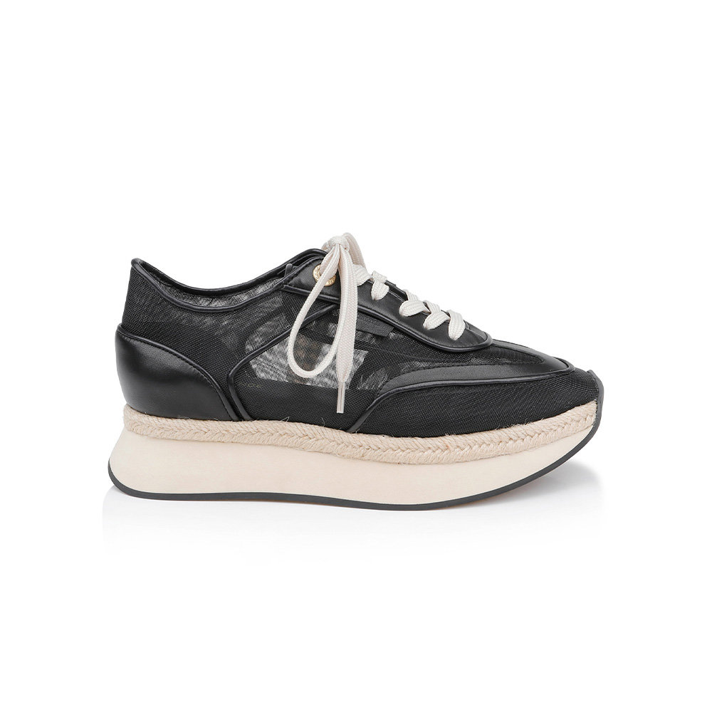Iris Mesh Platform Sneaker at L'Agence