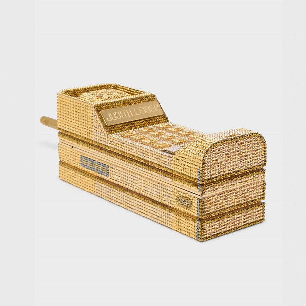 Judith Leiber Couture Call Me Brick Phone Clutch Bag at Neiman Marcus