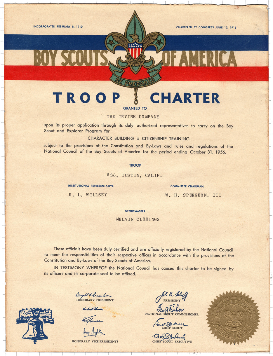 troop charter