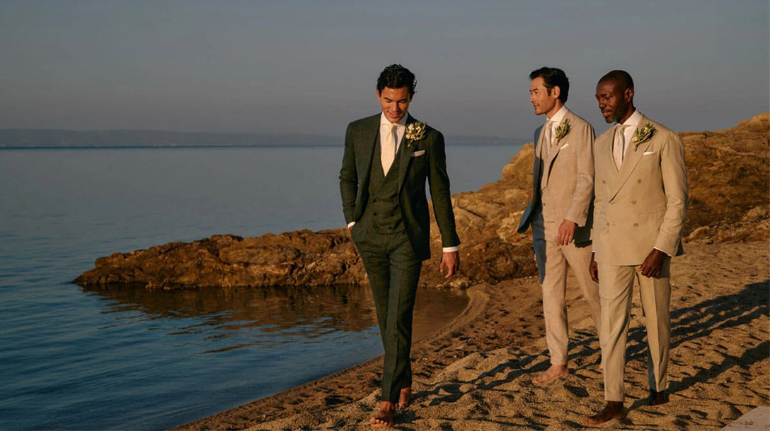 Groomsmen in GARYS Suits