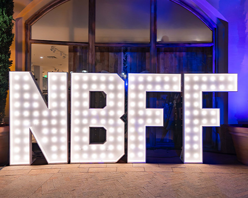 Newport Beach Film Festival signage