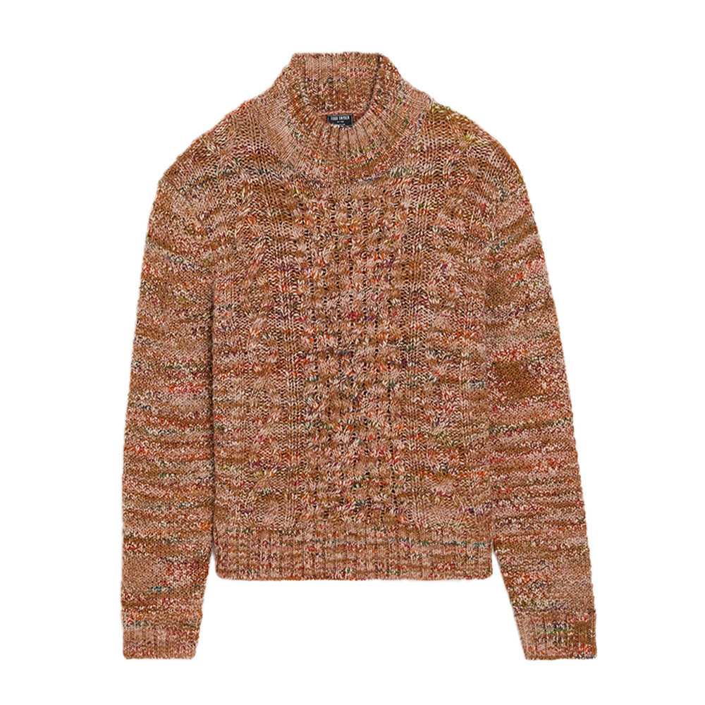 Slub Cableknit Turtleneck at Todd Snyder