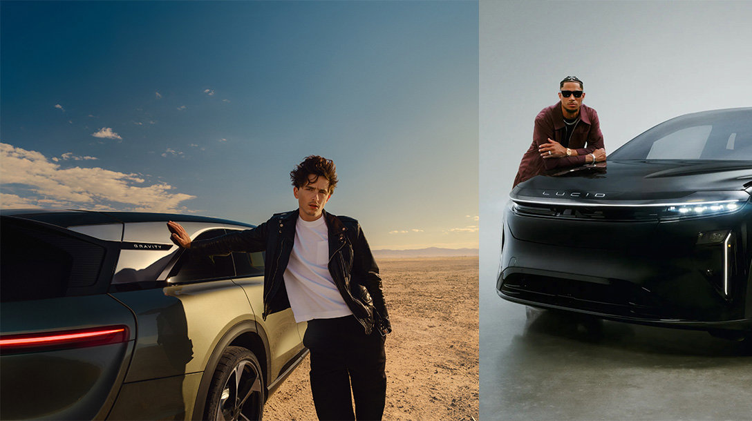 Celebrity ambassadors with the Lucid new release